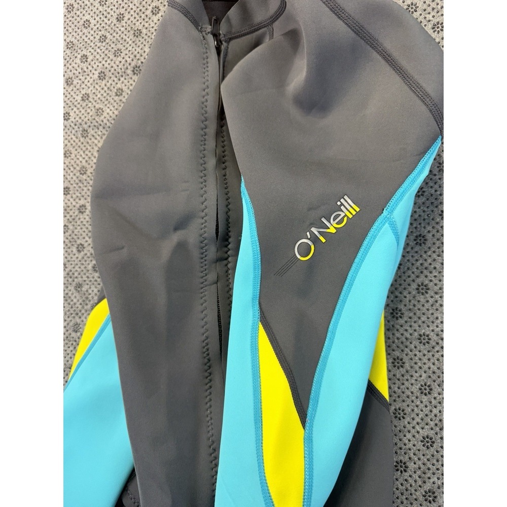 O'Neill Wetsuit Top Women's 8 Bahia 1mm Long Sleeve Rash Guard 1/2 Zip - Picture 9 of 13